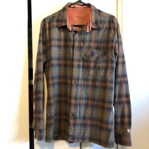 Kuhl Long Sleeve Plaid Shirt Medium